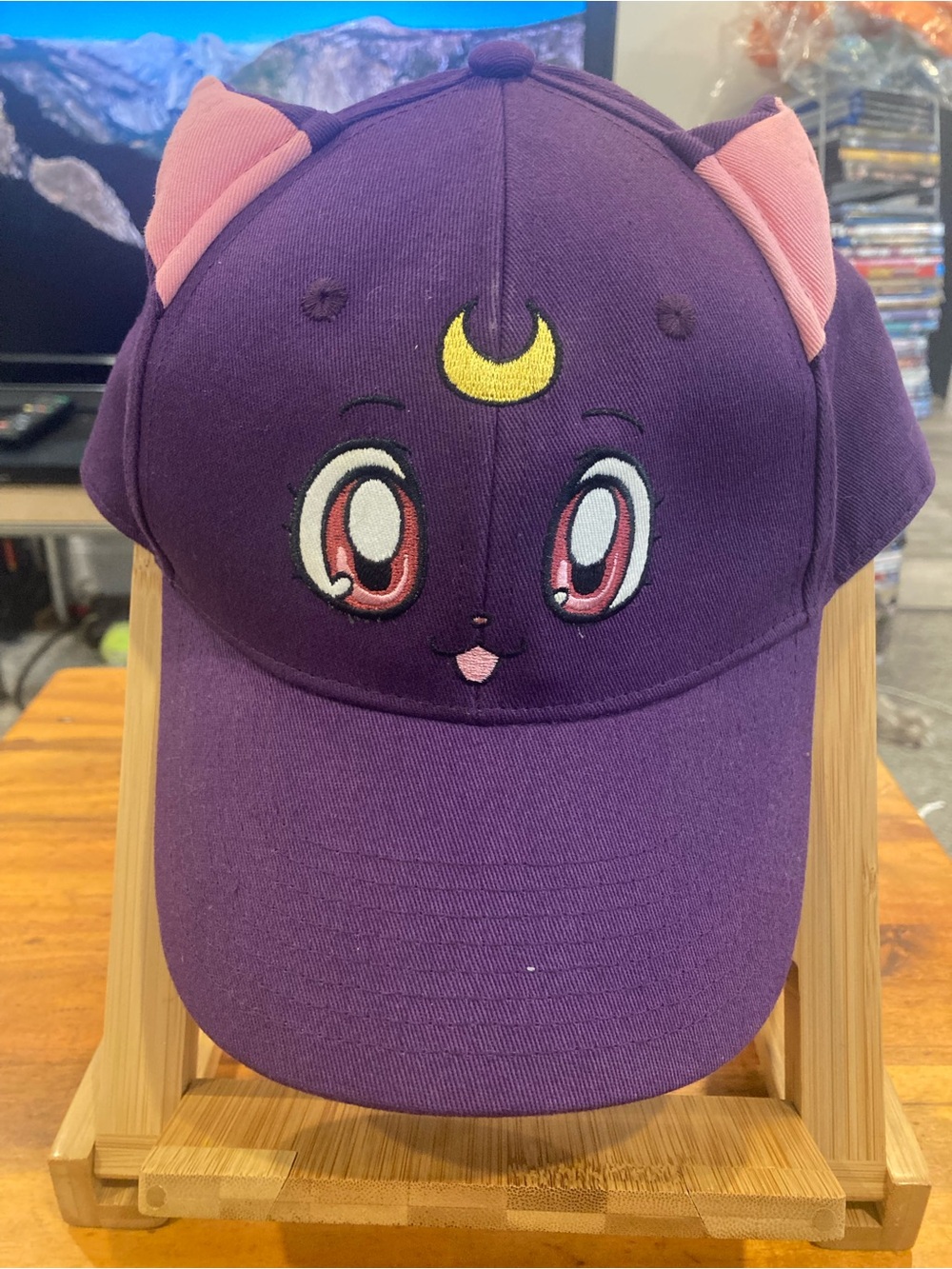 Purple Sailor Moon Character Panel Snapback Cap